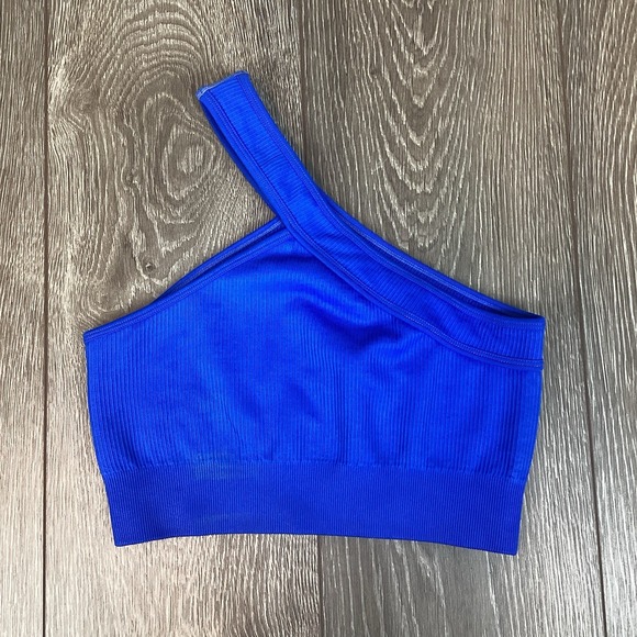Royal Blue Cross Workout Top Stretch Women's Tank‎ Top - Picture 1 of 3